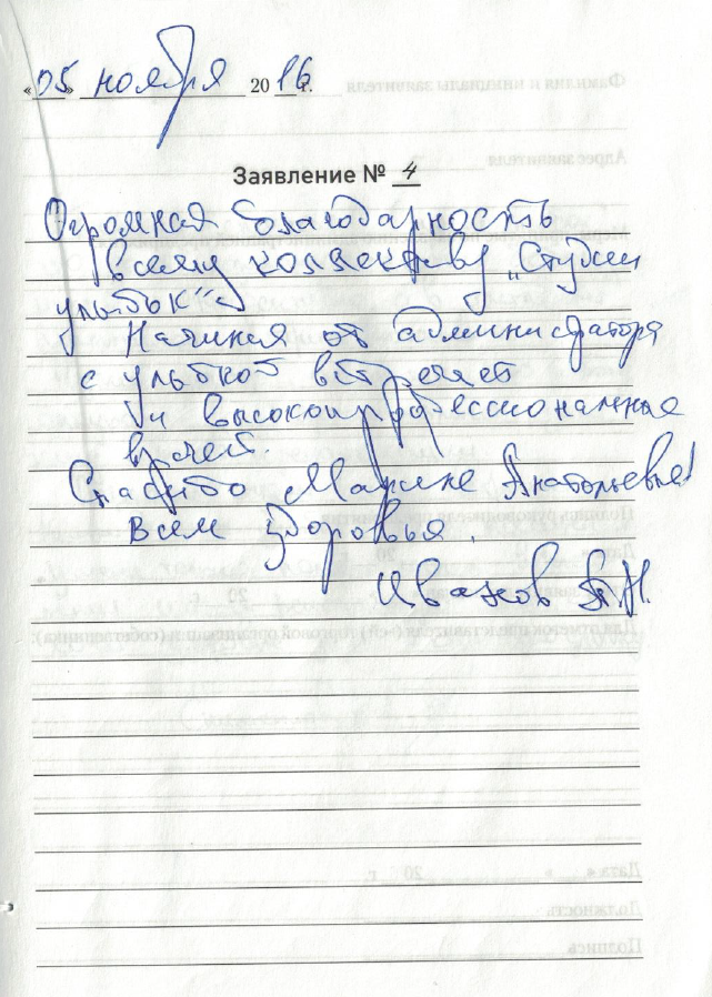 Отзыв Иванова П.Н.